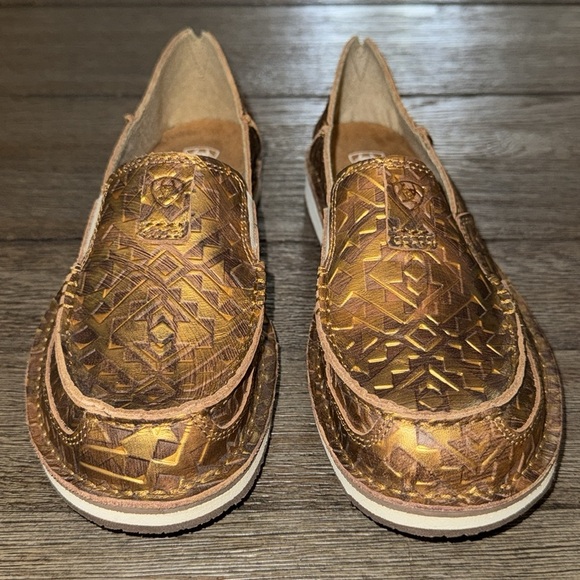 Ariat Copper Blanket Embossed Cruiser Shoes - Picture 4 of 8